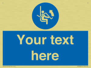 Custom Mandatory: Open safety bar of chairlift